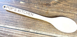 Custom engraved wooden spoons