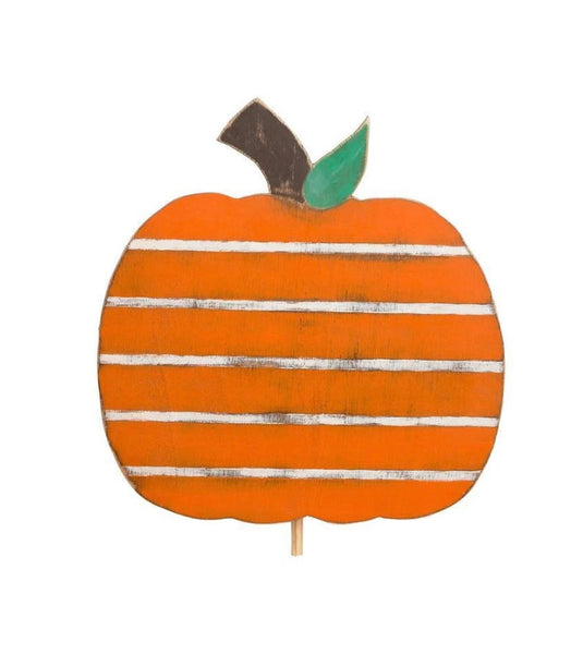 Striped Pumpkin topper