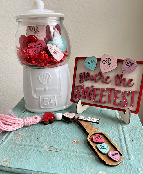 Valentine Gumball Tray kit