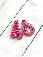 Birthday Year Beaded Earrings